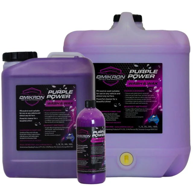 PURPLE POWER WASH & WAX